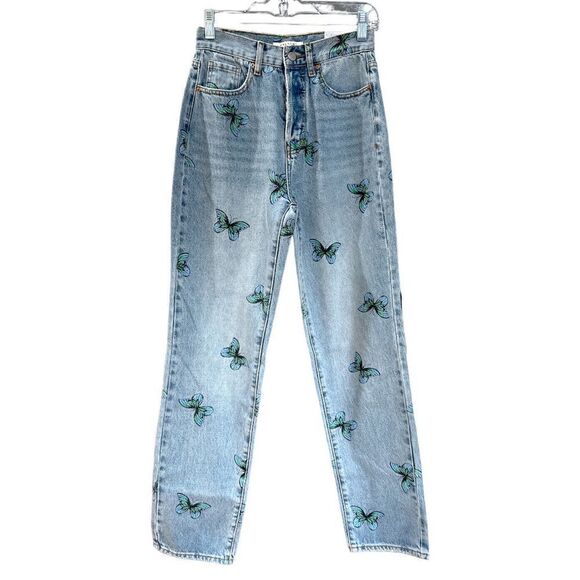 NWTāPacSunāECOāButterflyāš¦āPrintāDadāJeans - Picture 2 of 8